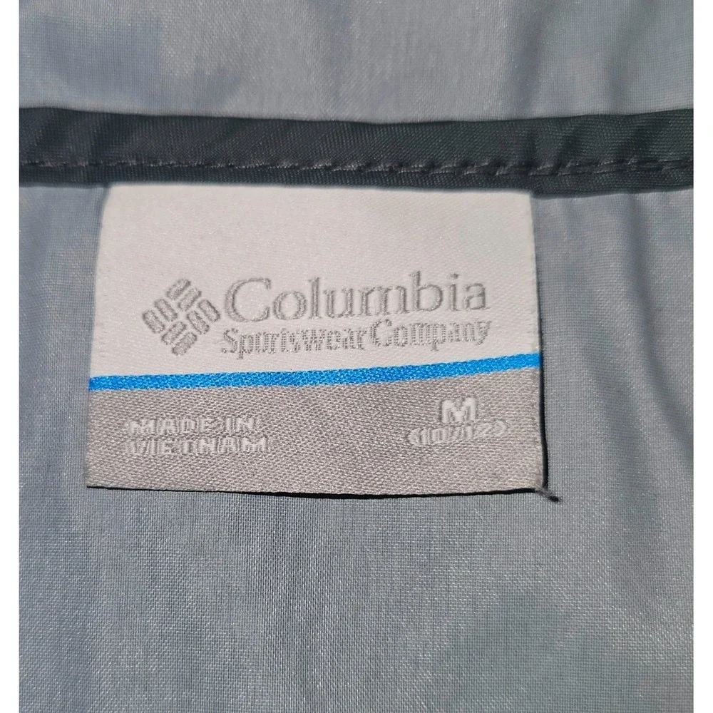 Columbia Sportswear Company Youth Windbreaker Jacket Gray Size M (10/12)